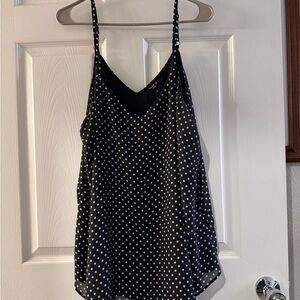 Torrid Black and White Polka Dot Camisole